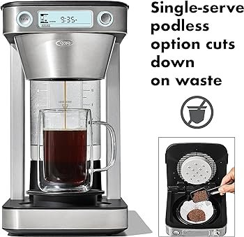 Oxo 12-Cup Coffee Maker with Podless Single Serve Function