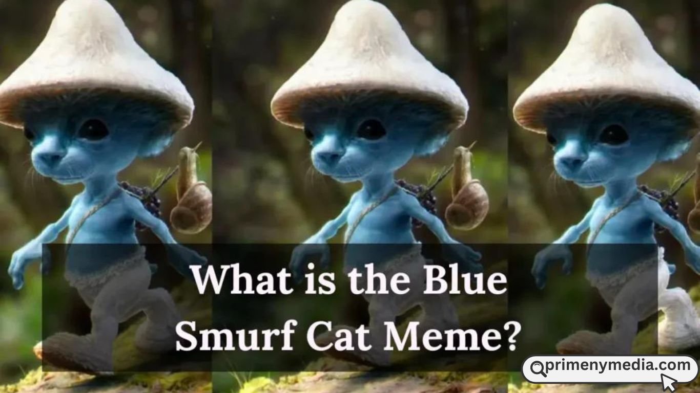 What is the blue smurf cat meme