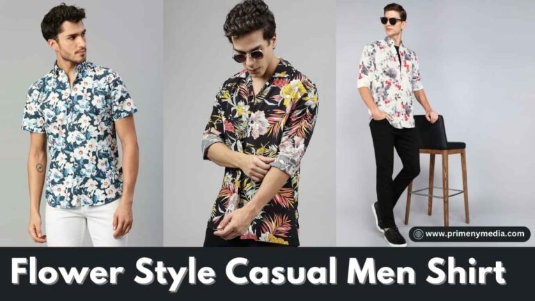 thespark shop flower style casual men shirt